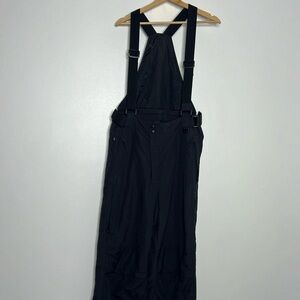 Black dot board wear black snowboard ski bibs men’s size medium